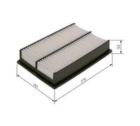 Air filter Filter Insert F 026 400 129 BOSCH for MAZDA 3 3 Saloon 5