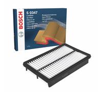 Bosch S0347 Car Air Replacement Filter | Separates Particles from the Air Intake - Moisture-resistant plus High Tensile Strength