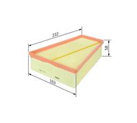 Bosch Engine Air Filter fits Nissan Qashqai +2 2007-2014 1.6 2.0