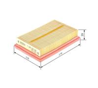 Bosch Air Filter - Fits Toyota, Citroen, Peugeot, Suzuki (2014-on) - 1780121060 / 1612496780