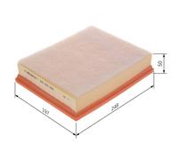 Air filter Filter Insert F 026 400 052 BOSCH for RENAULT LAGUNA III LAGUNA Coupe