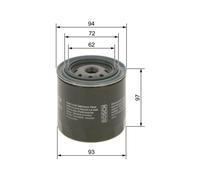 Bosch Engine Oil Filter fits Chrysler 300M 1998-2004 2.7 3.5