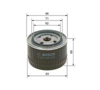 Bosch Engine Oil Filter fits Dacia Nova 1996-2003 1.6