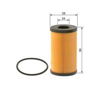 Bosch Engine Oil Filter fits Land Rover Defender 2020 on 2.0