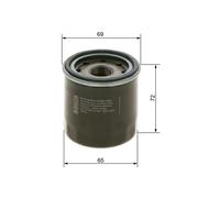 Bosch Engine Oil Filter fits Nissan Pick Up 2002-2005 2.4