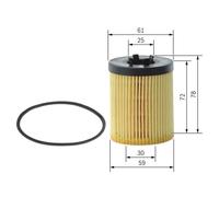 Bosch Car Oil Filter P9178 - 1457429178