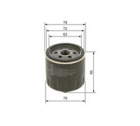 Bosch Engine Oil Filter fits Skoda Octavia I Combi 1998-2010 1.4 1.6