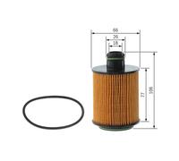 Oil filter Filter Insert F 026 407 095 BOSCH for SAAB OPEL CHEVROLET