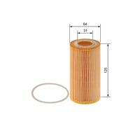 Bosch Engine Oil Filter fits Volvo S60 II 2011-2018 2.0 2.5