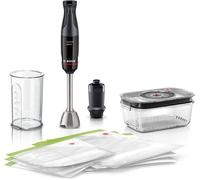 Bosch ErgoMaster 1000W Hand Blender with Vacuum Seal Set Black