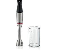 Bosch ErgoMaster 6 Series MSM6M810 Hand Blender, Stainless Steel Blender, Stainless Steel Blender, Wear-resistant Ceramic Coupler, Air Cooled, QuattroBlade, 1200W Mixing Bowl