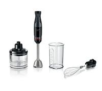 Bosch Series 4 ErgoMaster Pressure Controlled 2-in-1 Hand Blender with Chopper, Black