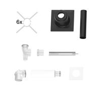 BOSCH Exhaust Accessories FC-Set80-C93x (Top) Basic Set C93x, D:80/125Mm