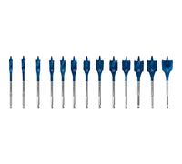 Bosch Expert 13 Piece Self Cut Speed Flat Spade Drill Bit Set