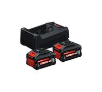 Bosch Expert 18V System high-Power Starter-Set: 2X EXBA18V-55 + 1x Fast Charger GAL 12V/18-80