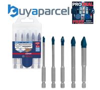 Bosch EXPERT 2608900597 5 Piece HEX-9 Ceramic Tile Porcelain Drill Bit Set 90mm