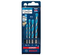 Bosch EXPERT 4 Piece Multi-Construction CYL-9 Drill Bit Set Masonry Wood Drill