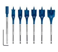 Bosch Expert 7 Piece Self Cut Speed Flat Spade Drill Bit Set
