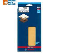 Bosch Expert C470 Delta Sanding Sheets 120G 115 x 230mm For Wood & Paint x10 Pcs