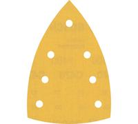 Bosch Expert C470 Hook and Loop Large Delta Sanding Sheets for Paint and Wood 100mm x 150mm 400g Pack of 10