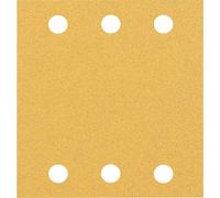 Bosch 10x EXPERT C470 Sandpaper (for Paint on wood, Hardwood, Ø 115x107 mm, Grit 80, Professional Accessory Orbital Sander)