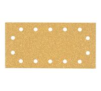 Bosch 10x EXPERT C470 Sandpaper (for Paint on wood, Hardwood, Ø 115x230 mm, Grit 40, Professional Accessory Orbital Sander)