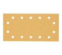 Bosch 50x EXPERT C470 Sandpaper (for Paint on wood, Hardwood, Ø 115x230 mm, Grit 80, Professional Accessory Orbital Sander)