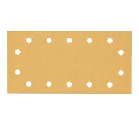 Bosch 10x EXPERT C470 Sandpaper (for Paint on wood, Hardwood, Ø 115x230 mm, Grit 80, Professional Accessory Orbital Sander)