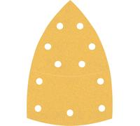 Bosch Expert C470 Punched Hook and Loop Multi Sanding Sheets 93mm x 102mm 120g Pack of 10
