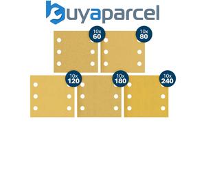 Bosch EXPERT C470 Sandpaper Set 115 x 107 mm 50 pcs 2608902517