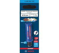 Bosch 1x Expert Construction Material PC Plus Hole Saw (for Softwood, Chipboard, Ø 25 mm, Professional Accessory Drill Driver)