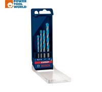 Bosch 4x EXPERT CYL-9 MultiConstruction Drill Bit Set (for Concrete, Soft tiles, Ø 5.5-8 mm, Professional Accessory Impact Drill/Driver, Rotary Drill/Drivers)
