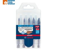 Bosch Expert HEX-9 Hard Ceramic Drill Bit Set 4mm - 10mm x5 Pcs