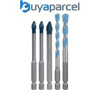 Bosch 5X Expert HEX-9 Hard Ceramic and Multi Construction Drill Bit Set (for Hard Ceramic Tiles, Soft Ceramic Tiles, Ø 6 mm, Professional Accessory Impact Drill/Driver, Drill Drivers)