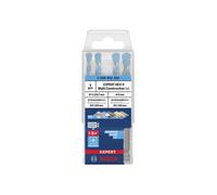 Bosch EXPERT HEX-9 Multi Construction Drill Bit Set, 4-piece - carbide hex shank for concrete and masonry.
