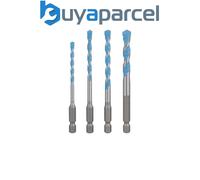 Bosch 5X Expert HEX-9 Multi Construction Drill Bit Set (for Concrete, Soft Ceramic Tiles, Ø 4,0, 5,0, 6,0, 6,0, 8,0 mm, Professional Accessory Impact Drill/Driver, Drill Drivers)