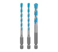 Bosch 3X Expert HEX-9 Multi Construction Drill Bit Set (for Concrete, Soft Ceramic Tiles, Ø 5,0, 6,0, 8,0 mm, Professional Accessory Impact Drill/Driver, Drill Drivers)