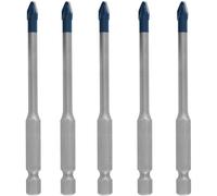 Bosch EXPERT HEX-9 Tile Drill Set 5piece Hex Shank Durable 2608900598
