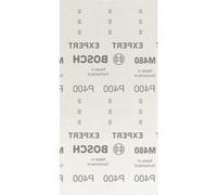 Bosch Professional 50x Expert M480 Sanding Net (for Hardwood, Paint on wood, 115x230 mm, Grit 400, Accessories Orbital Sander)