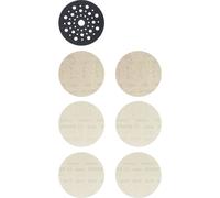 Bosch EXPERT M480 125mm Net Abrasive Sanding Disc 125mm Assorted Pack of 7