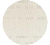 Bosch 5x EXPERT M480 Sanding Net (for Paint on wood, Hardwood, Ø 150 mm, Grit 220, Professional Accessory Random Orbital Sander, Orbital Sander)