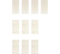 Bosch Expert M480 93mm x 186mm Net Abrasive Sanding Sheets 93mm x 186mm Assorted Pack of 10