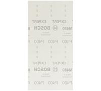 Bosch 10x EXPERT M480 Sanding Net (for Paint on wood, Hardwood, Ø 115x230 mm, Grit 400, Professional Accessory Orbital Sander)