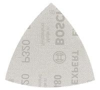 Bosch Professional 5x Expert M480 Sanding Net (for Hardwood, Paint on wood, 93x93 mm, Grit 320, Accessories Delta Sander)