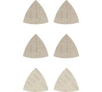 Bosch EXPERT M480 Quick Fit Net Delta Sanding Sheets for Paint and Wood 93mm x 93mm Assorted Pack of 6