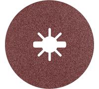 Bosch 25x EXPERT R781 Prisma Ceramic X-LOCK Fibre Discs (for Steel, Stainless steel sheets, Ø 125 mm, Grit 80, Professional Accessory Small Angle Grinder)