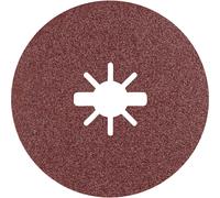 Bosch 25x EXPERT R781 Prisma Ceramic X-LOCK Fibre Discs (for Steel, Stainless steel sheets, Ø 115 mm, Grit 60, Professional Accessory Small Angle Grinder)