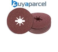 Bosch 25x EXPERT R781 Prisma Ceramic X-LOCK Fibre Discs (for Steel, Stainless steel sheets, Ø 125 mm, Grit 36, Professional Accessory Small Angle Grinder)
