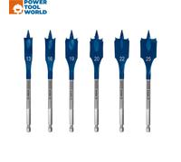 Bosch Expert Self Cut Speed Flat Spade Drill Bit Set Hex Shank x6 Pcs 2608900333