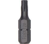 Bosch EXPERT Tic Tac Box Extra Hard Torx Screwdriver Bits TX20 25mm Pack of 25